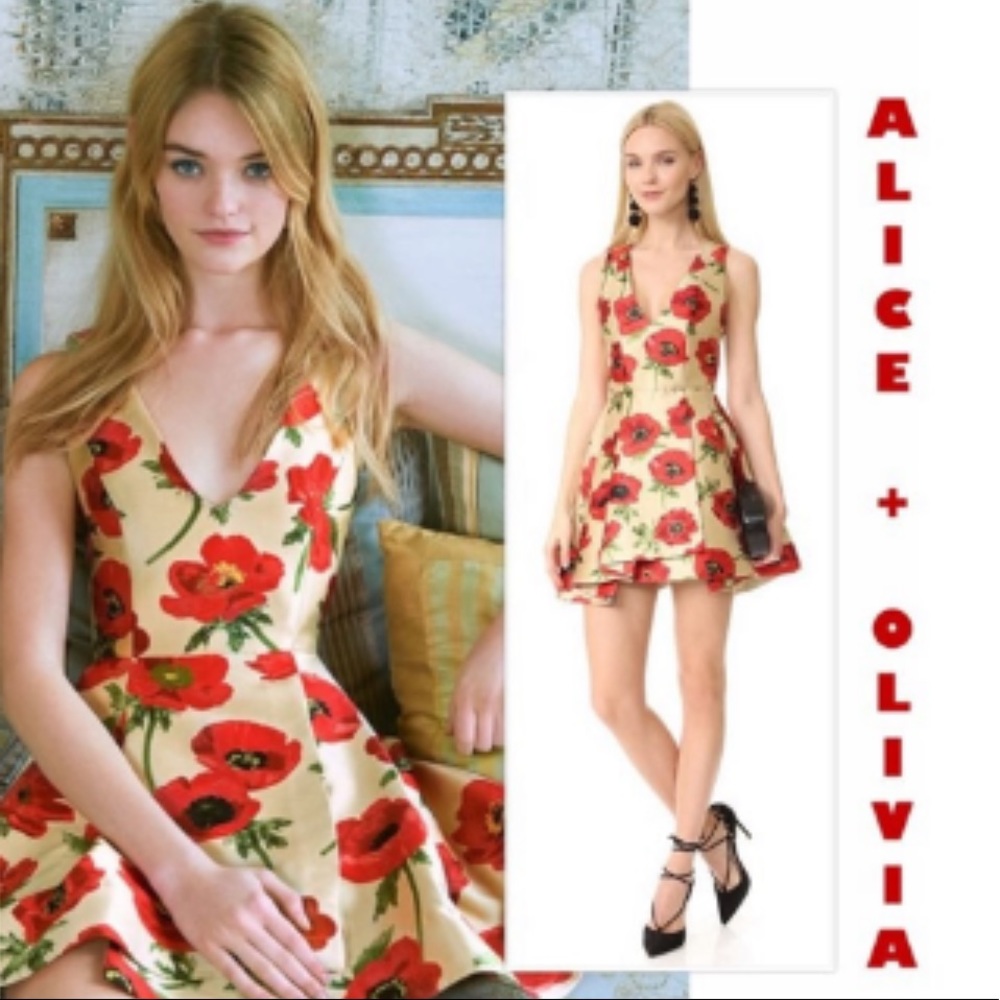 Alice and Olivia Tanner Poppy Dress